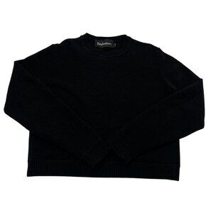 Realisation Par Crewneck Knit Sweater in Black